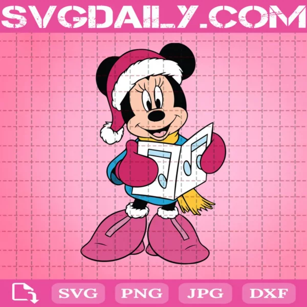 Minnie Mickey Read Book Svg