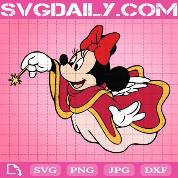 Minnie Mouse Angel Svg