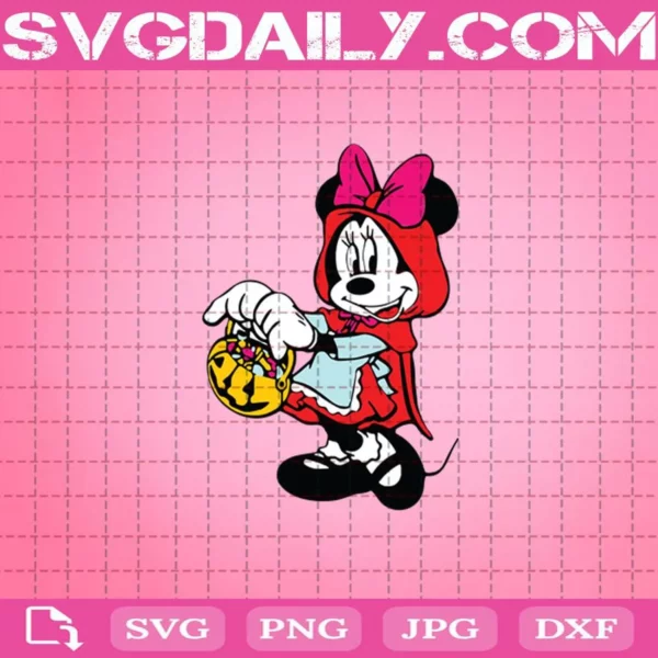 Minnie Mouse Halloween Svg