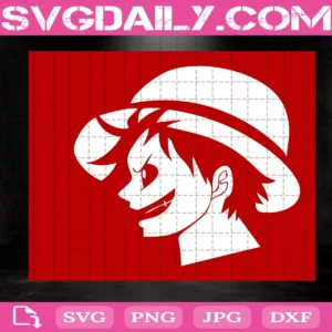 Monkey D.Luffy Head Svg