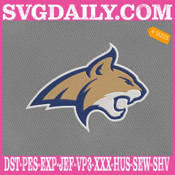 Montana State Bobcats Embroidery Files