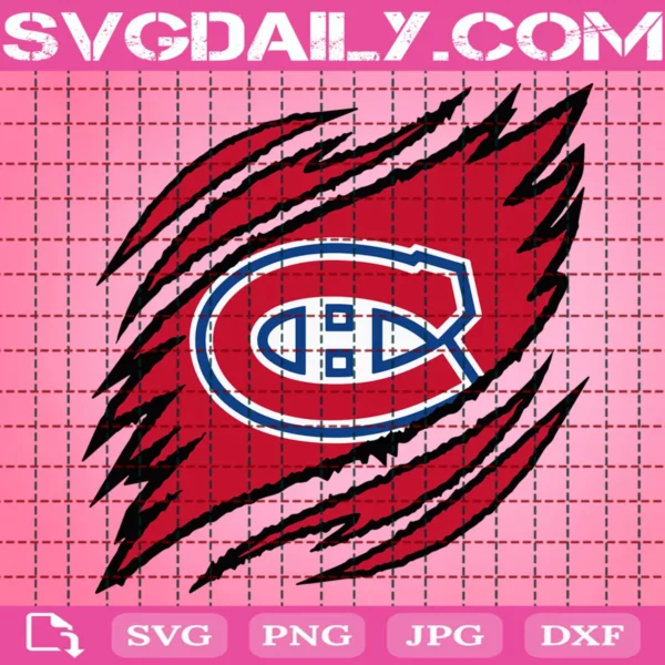 Montreal Canadiens Claws Svg