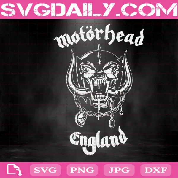 Motorhead Svg, Motörhead England Svg
