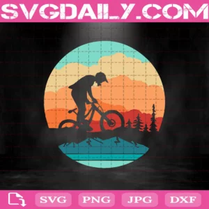 Mountain Bike Svg