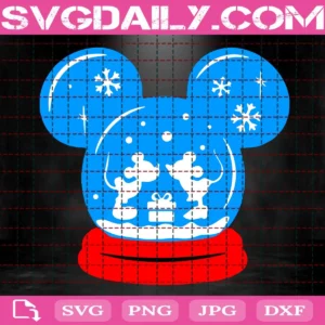Mouse Head Glass Ball Svg
