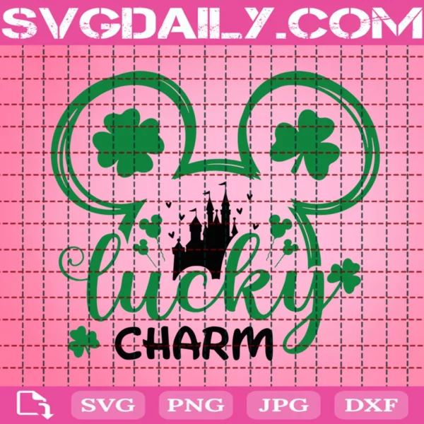 Mouse Lucky Charm Svg