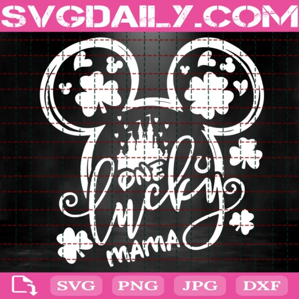 Mouse Lucky Mama Svg