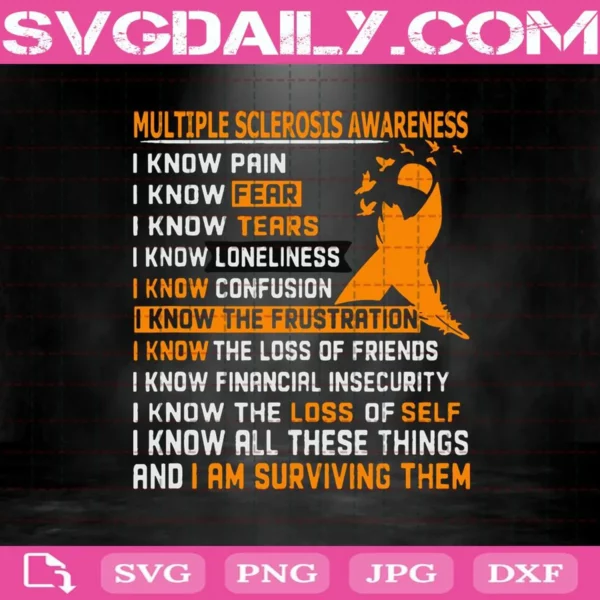 Multiple Sclerosis Awareness Svg
