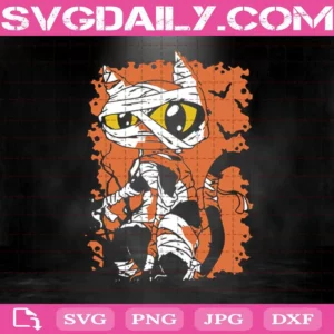 Mummy Cat Woman Svg