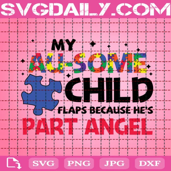 My Au - Some Child Flaps Because He'S Part Angle Svg
