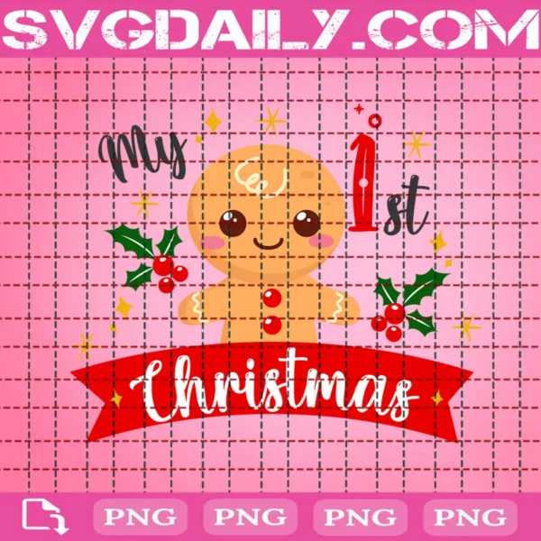 My First Christmas Png