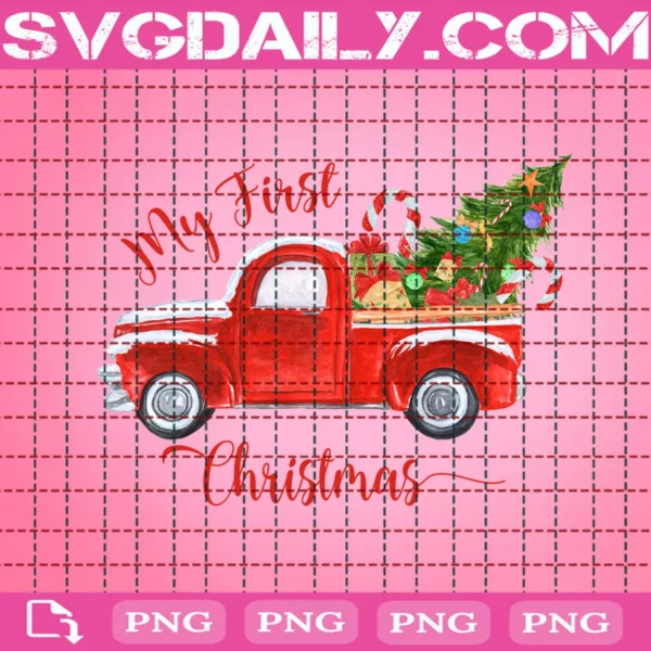 My First Christmas Png