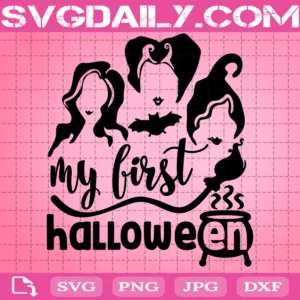 My First Halloween Svg