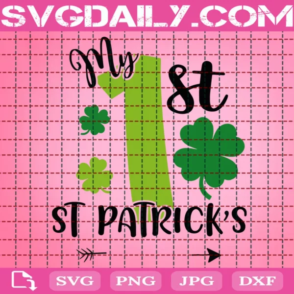 My First St Patrick'S Day Svg