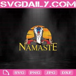 Namaste Rafiki Yoga Svg