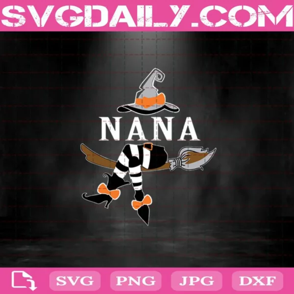 Nana Witch Halloween Svg