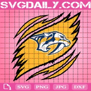 Nashville Predators Claws Svg