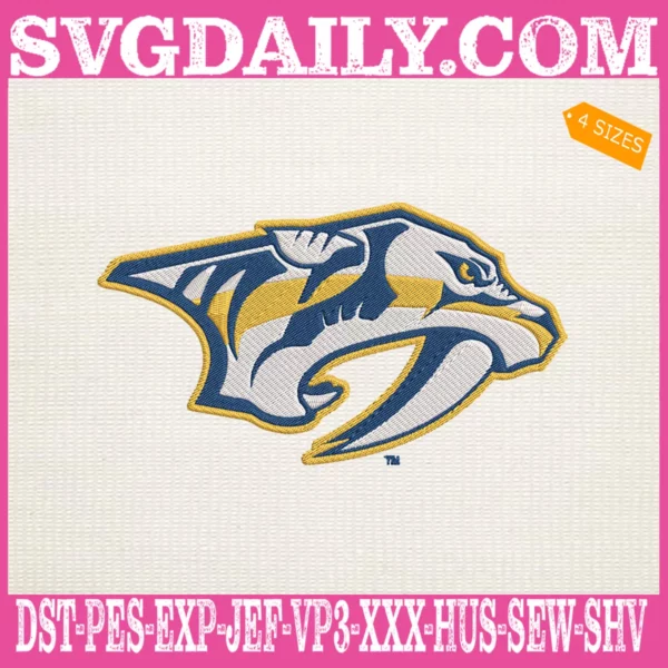 Nashville Predators Embroidery Files