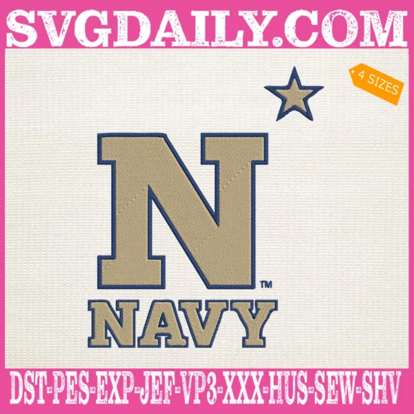 Navy Midshipmen Embroidery Machine