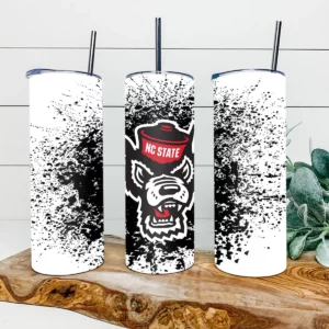 NC State Wolfpack Football 20oz Skinny Tumbler