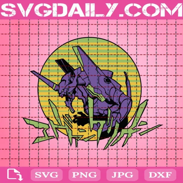 Neon Genesis Evangelion Svg - Svgdaily Daily Free Premium Svg Files