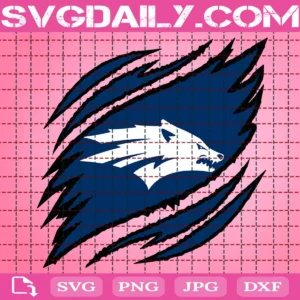 Nevada Wolf Pack Claws Svg