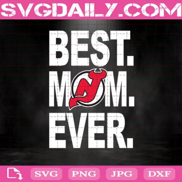 New Jersey Devils Best Mom Ever Svg