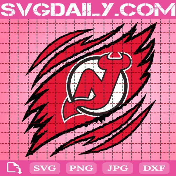 New Jersey Devils Claws Svg