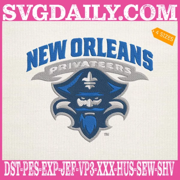 New Orleans Privateers Embroidery Files