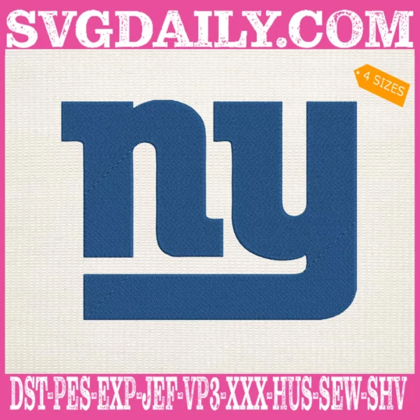 New York Giants Embroidery Files