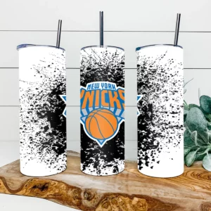 New York Knicks Basketball 20oz Skinny Tumbler