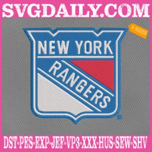 New York Rangers Embroidery Files