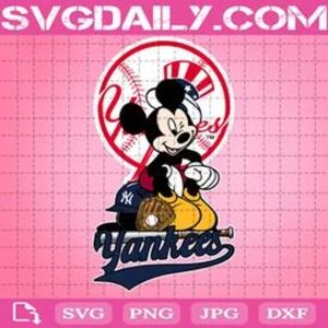 New York Yankees Mickey Svg