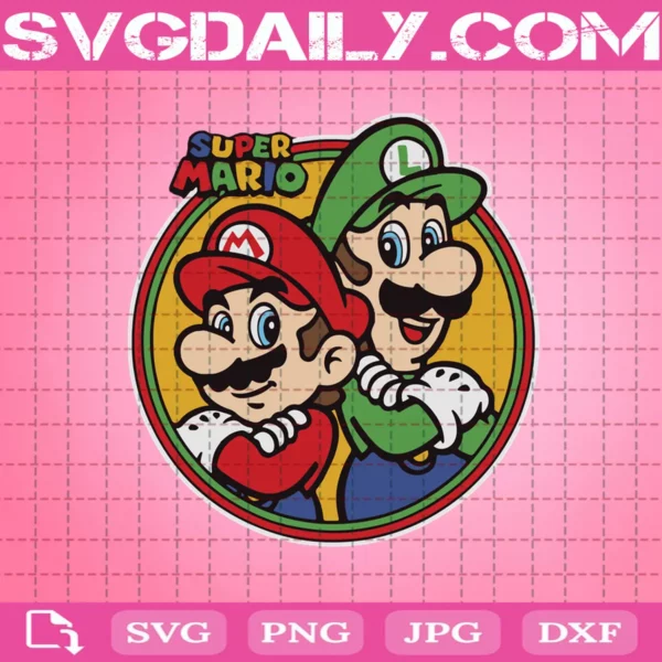 Nintendo Super Mario Svg