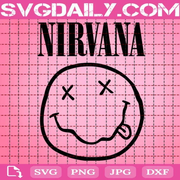 Nirvana Smiley Face Svg