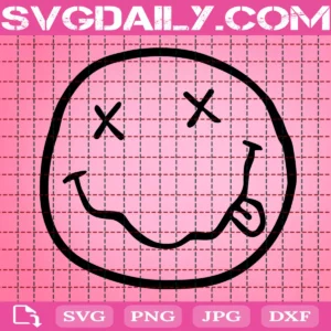 Nirvana Smiley Face Svg