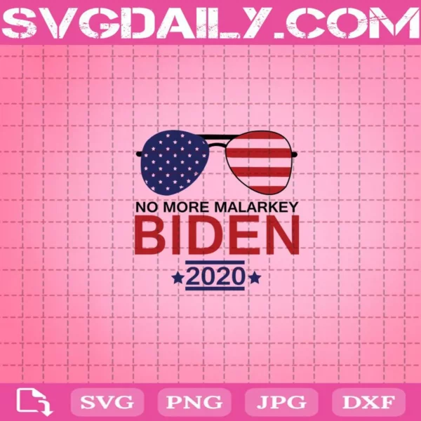 No More Malarkey Biden 2020 Svg