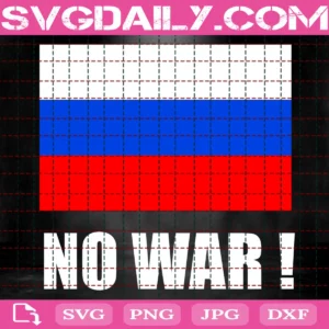 No War Svg, Stop War In Ukraine Svg