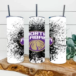 North Alabama Lions 20oz Skinny Tumbler