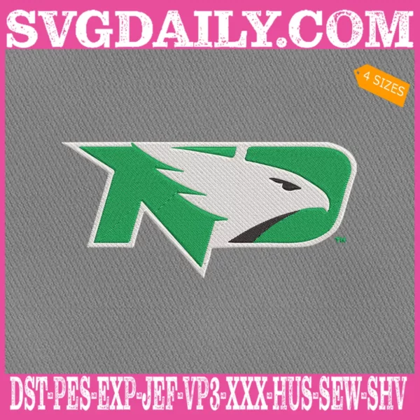 North Dakota Fighting Hawks Embroidery Files