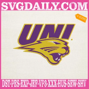 Northern Iowa Panthers Embroidery Files