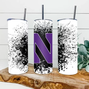 Northwestern Wildcats Football 20oz Skinny Tumbler