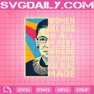 Notorious Rbg Ruth Bader Ginsburg Svg
