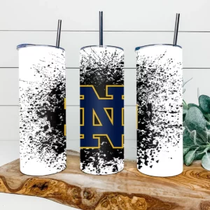 Notre Dame Fighting Irish Football 20oz Skinny Tumbler