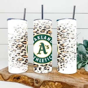 Oakland Athletics 20oz Skinny Tumbler