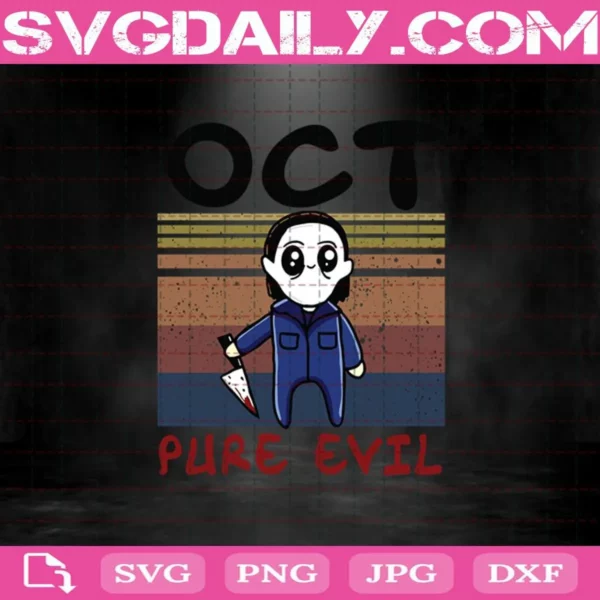 October Michael Myers Svg