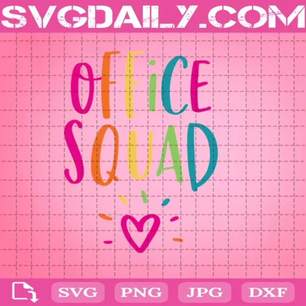 Office Squad Svg