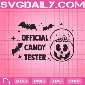 Official Candy Tester Svg