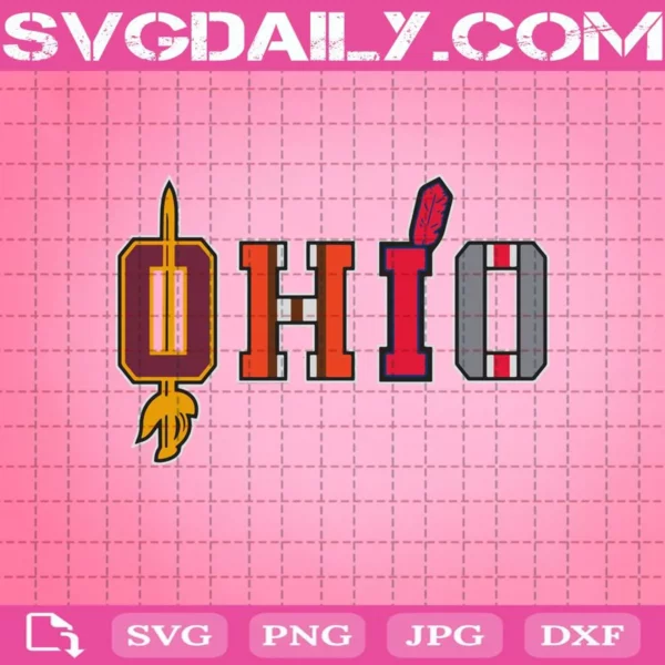 Ohio Cleveland Sport Teams Svg