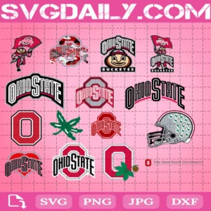Ohiostate Buckeyes Ncaa Svg Bundle